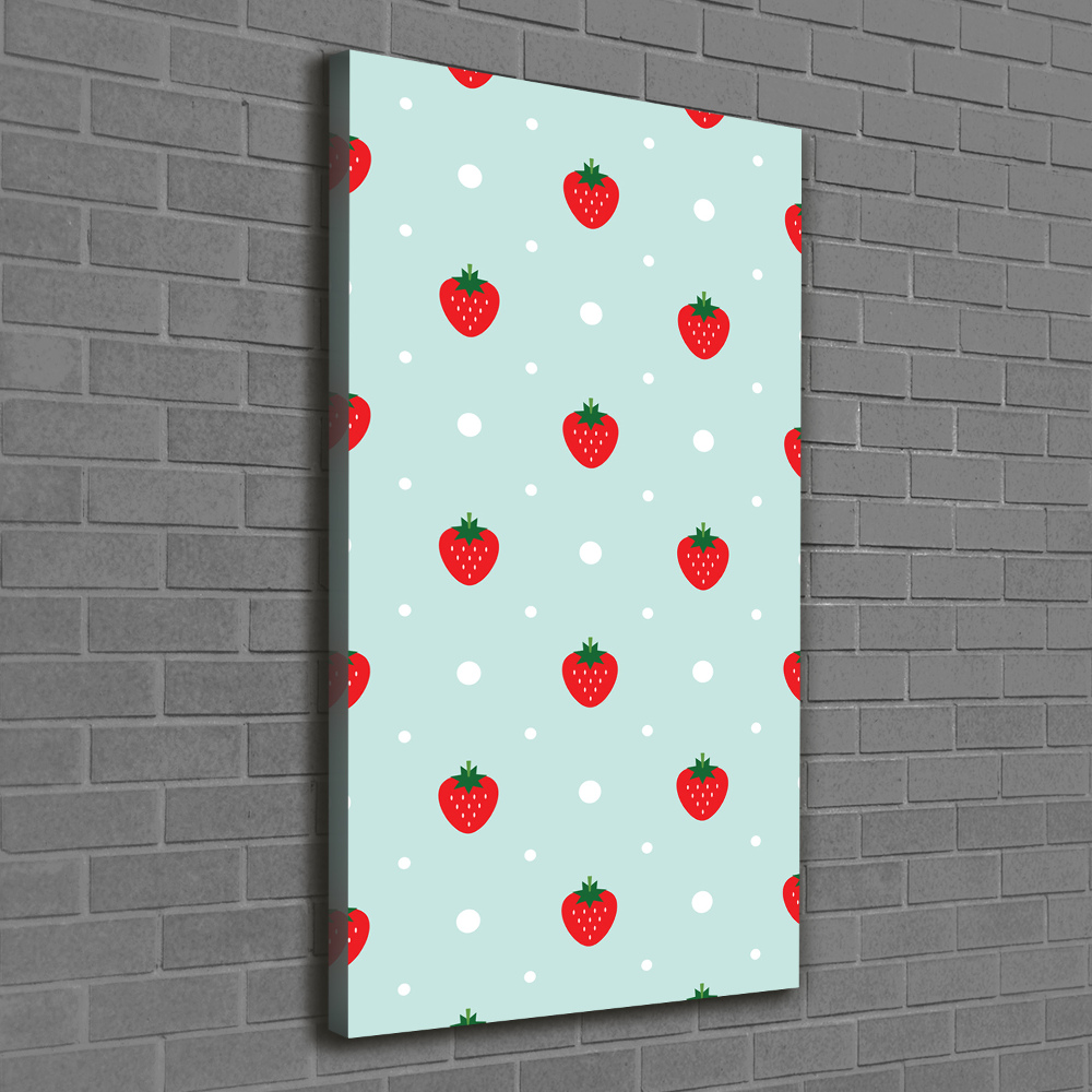 Wall canvas art Strawberries