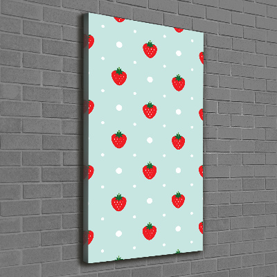 Wall canvas art Strawberries