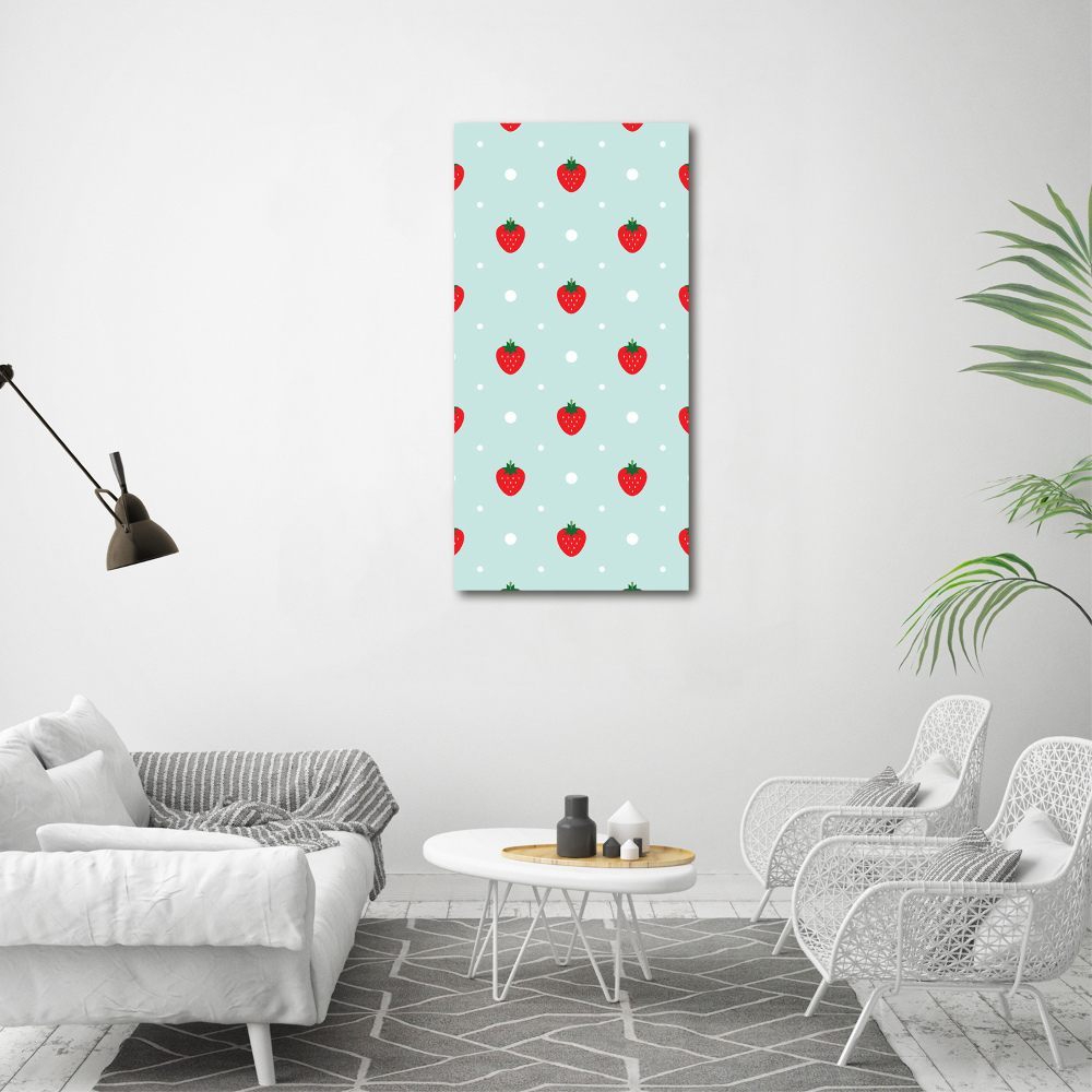 Wall canvas art Strawberries