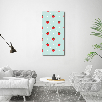 Wall canvas art Strawberries