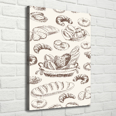 Picture canvas print Bread