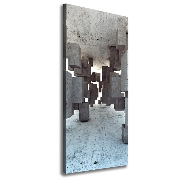 Canvas print Cechesons in concrete