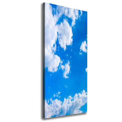 Picture canvas print Clouds in the sky