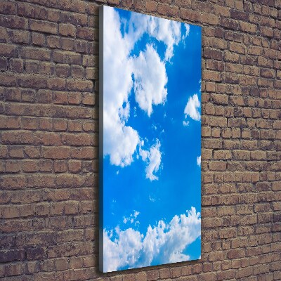 Picture canvas print Clouds in the sky