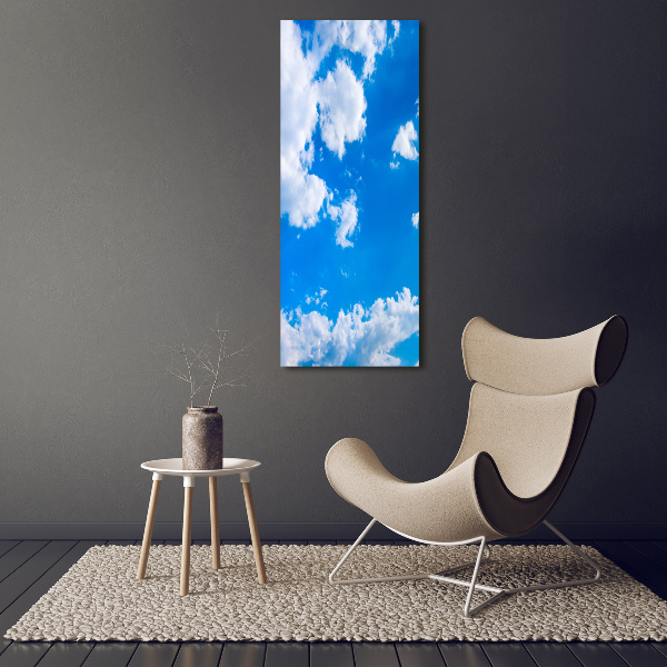 Picture canvas print Clouds in the sky