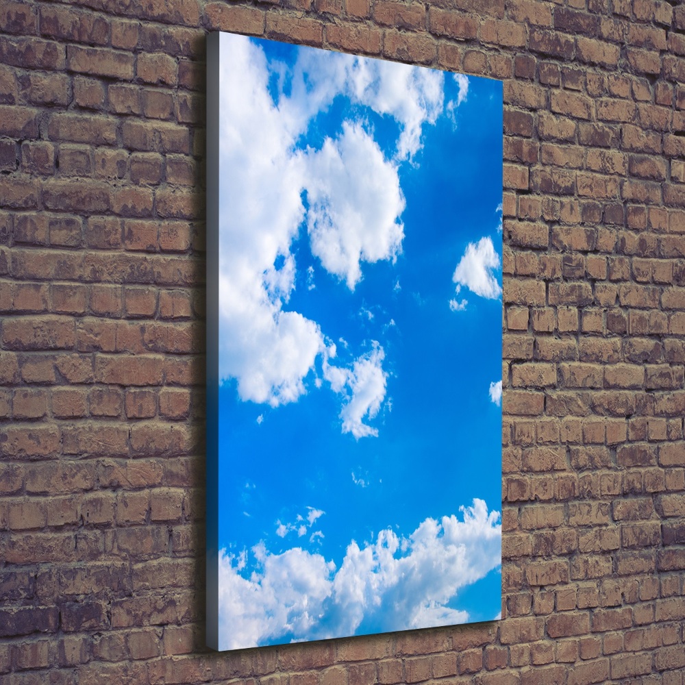 Picture canvas print Clouds in the sky