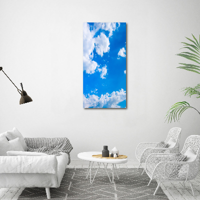 Picture canvas print Clouds in the sky