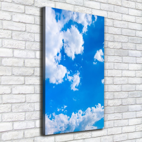 Picture canvas print Clouds in the sky