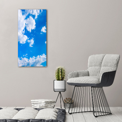 Picture canvas print Clouds in the sky