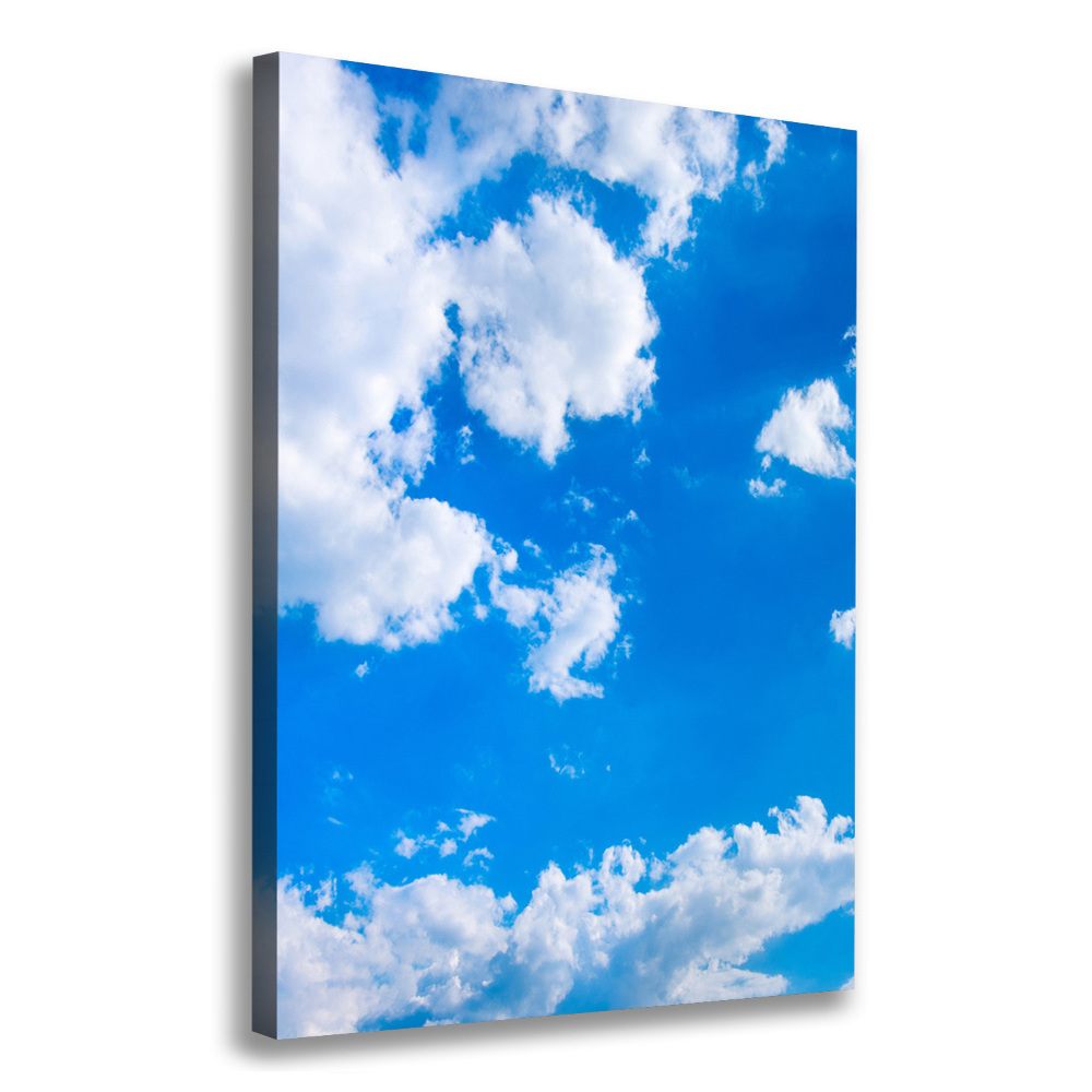 Picture canvas print Clouds in the sky