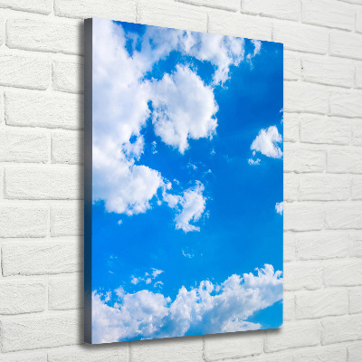 Picture canvas print Clouds in the sky