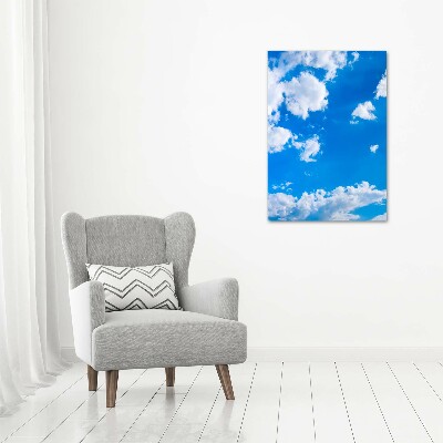 Picture canvas print Clouds in the sky