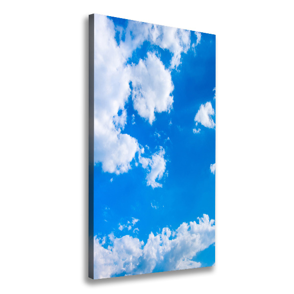 Picture canvas print Clouds in the sky