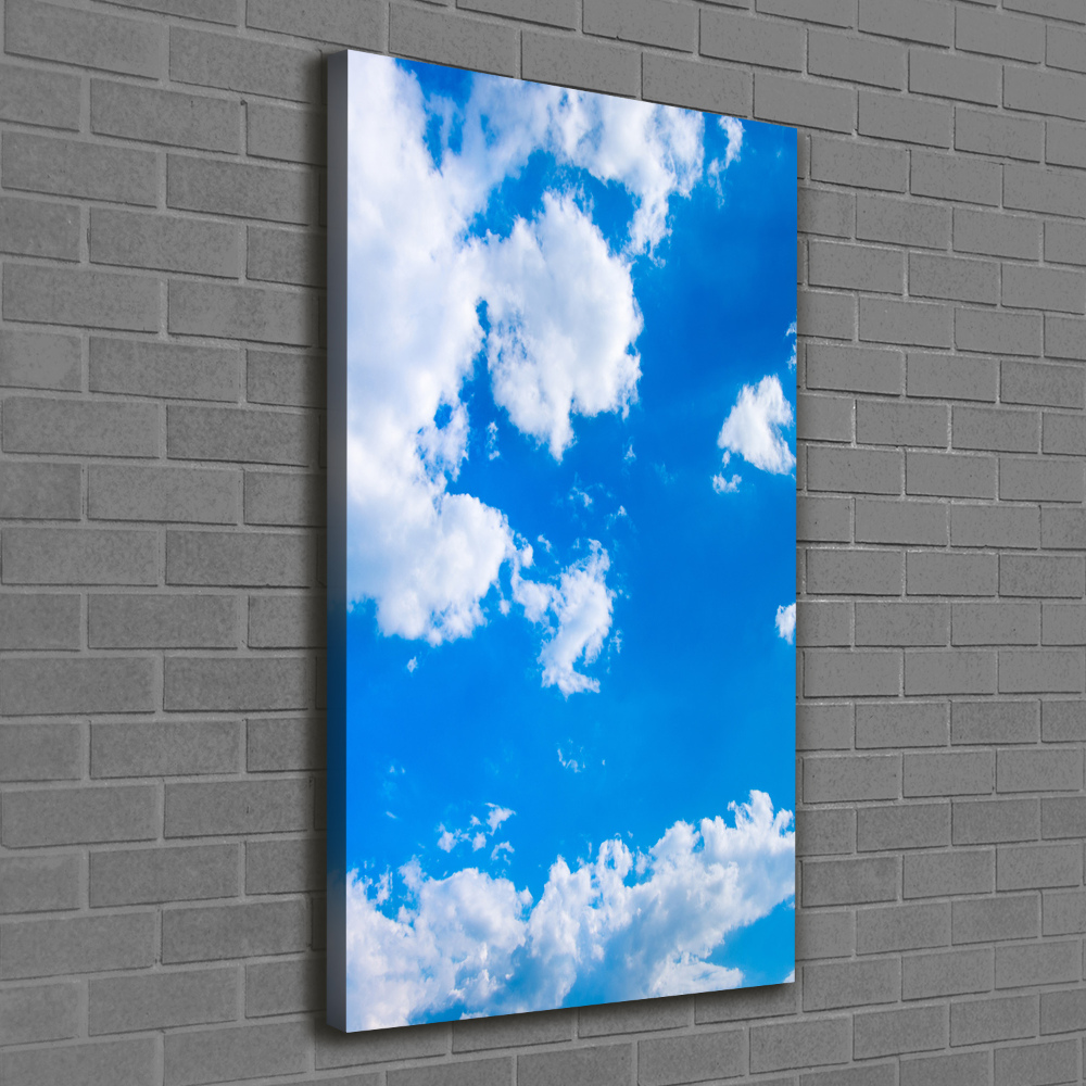 Picture canvas print Clouds in the sky