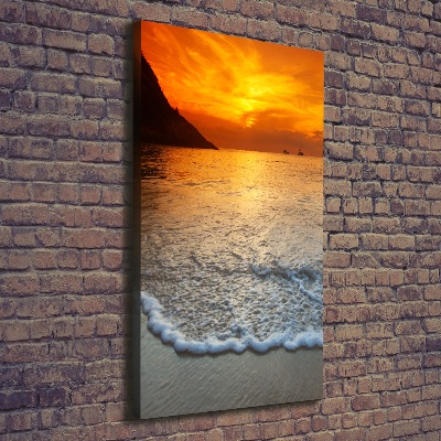 Wall canvas art Sunset