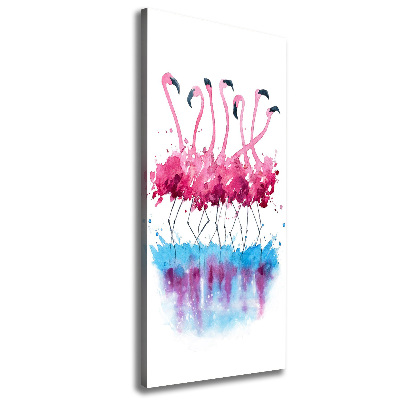 Canvas print Flamingos