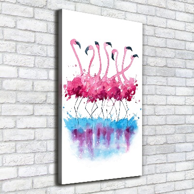 Canvas print Flamingos