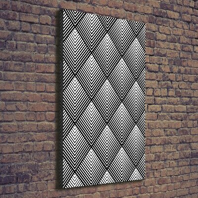 Wall art canvas large Geometric background