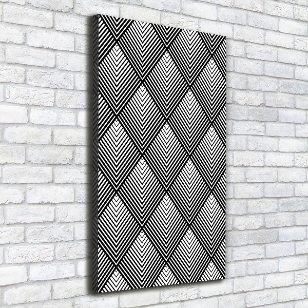 Wall art canvas large Geometric background