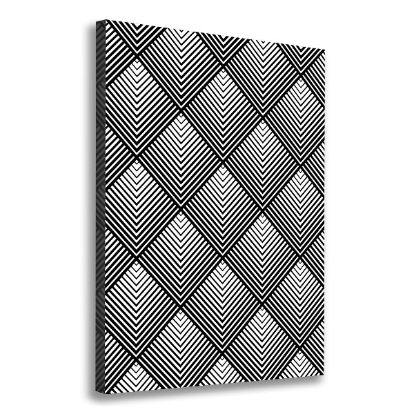 Wall art canvas large Geometric background