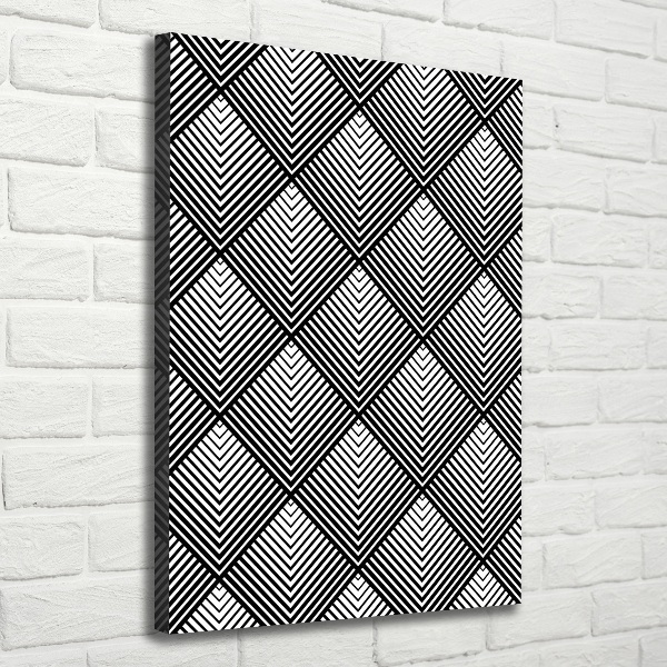 Wall art canvas large Geometric background