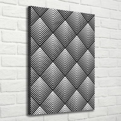 Wall art canvas large Geometric background