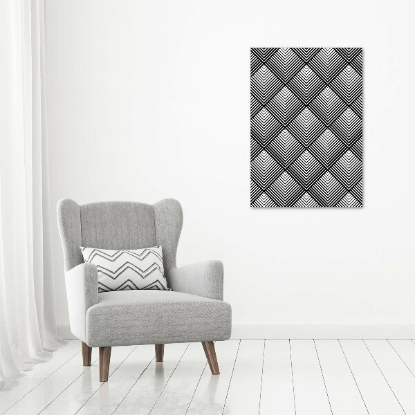 Wall art canvas large Geometric background