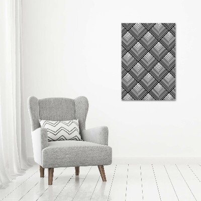 Wall art canvas large Geometric background