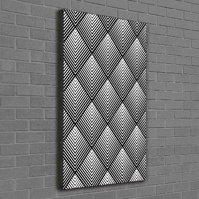 Wall art canvas large Geometric background