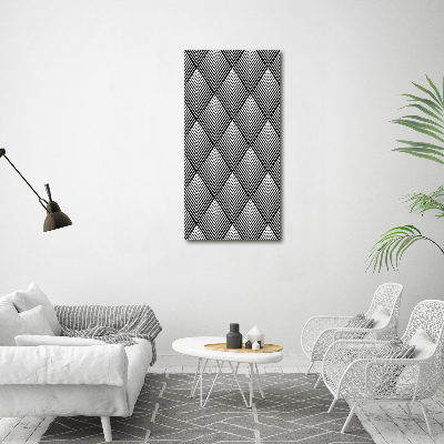 Wall art canvas large Geometric background