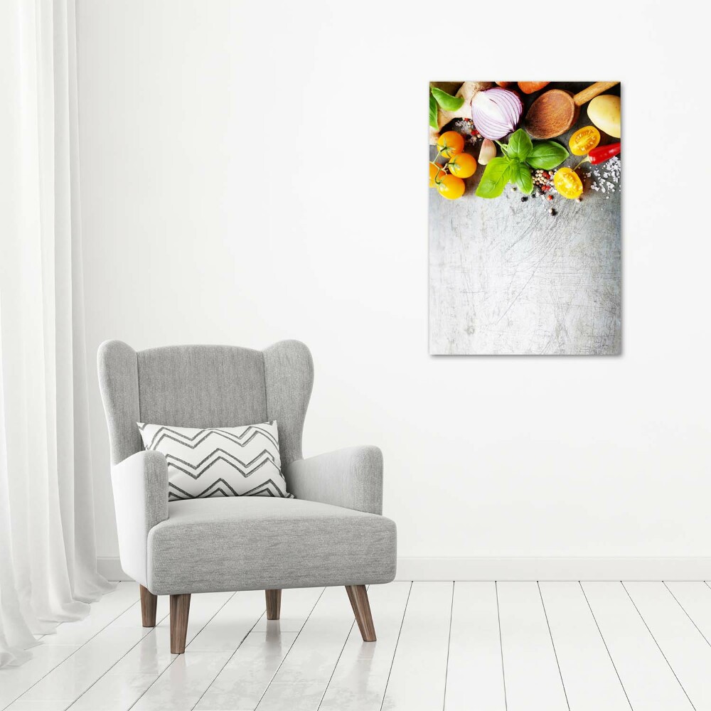 Wall art canvas large Vegetables