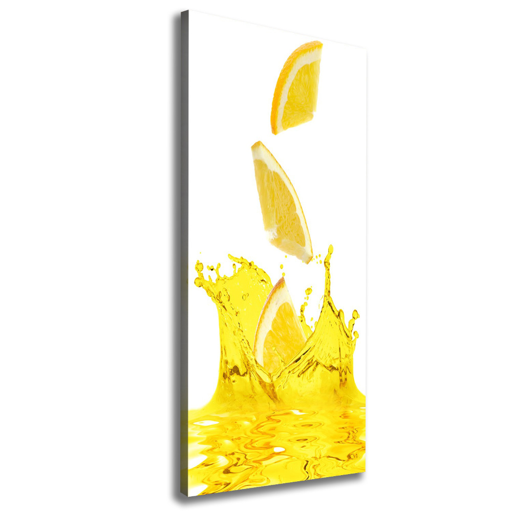 Large canvas wall art Lemon juice