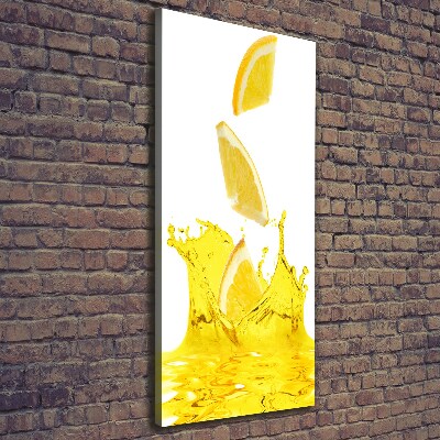 Large canvas wall art Lemon juice