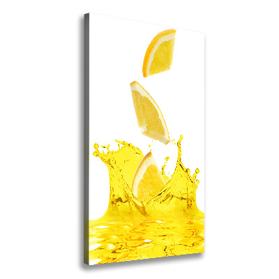 Large canvas wall art Lemon juice