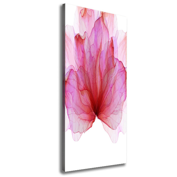 Canvas wall art Pink flower