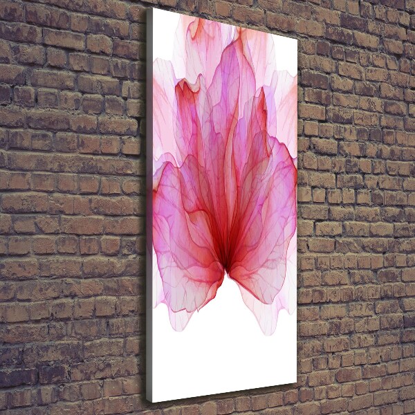 Canvas wall art Pink flower