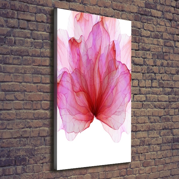 Canvas wall art Pink flower