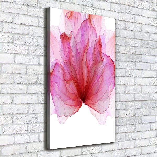 Canvas wall art Pink flower