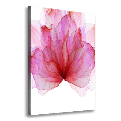 Canvas wall art Pink flower