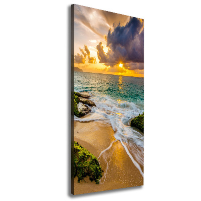 Wall canvas art Sunset sea