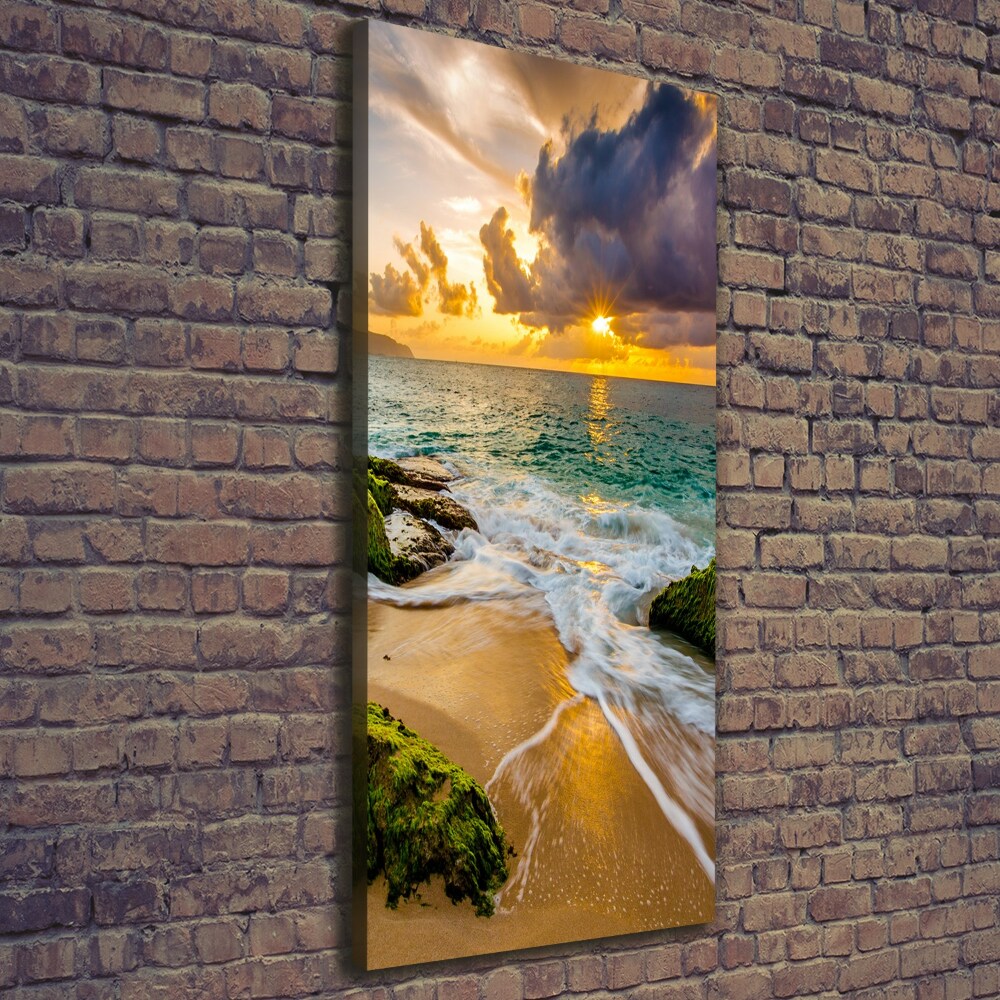 Wall canvas art Sunset sea