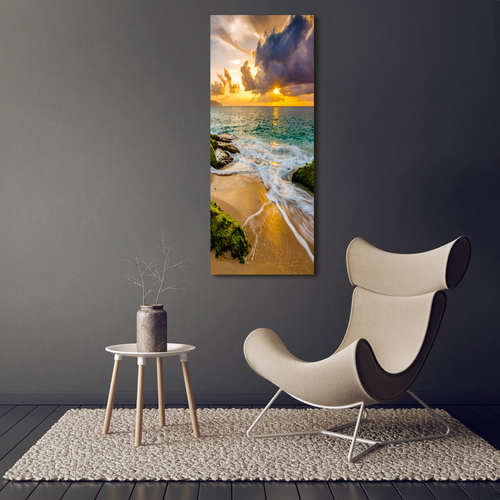 Wall canvas art Sunset sea