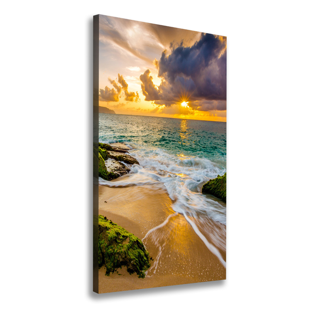 Wall canvas art Sunset sea