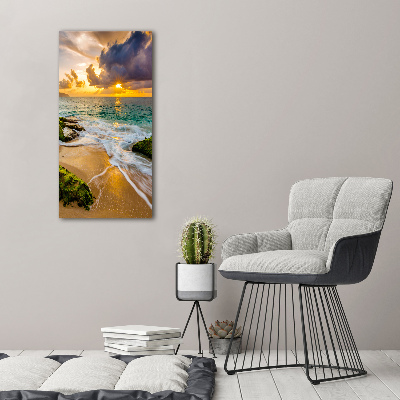 Wall canvas art Sunset sea