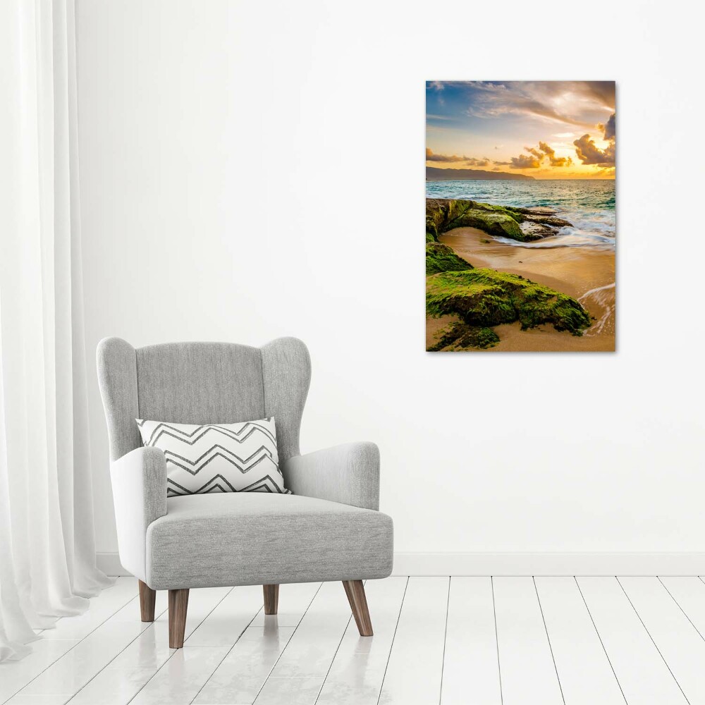 Wall canvas art Sunset sea