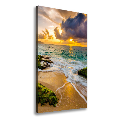 Wall canvas art Sunset sea