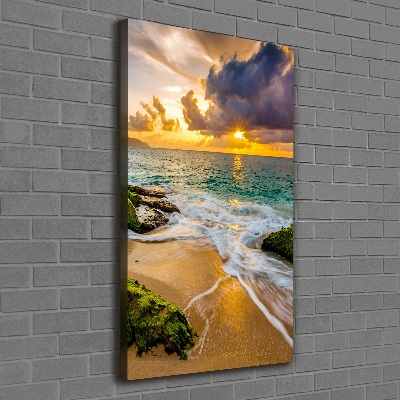 Wall canvas art Sunset sea