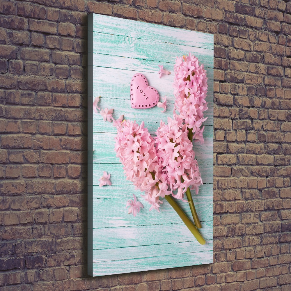 Wall art canvas large Lilac flowers