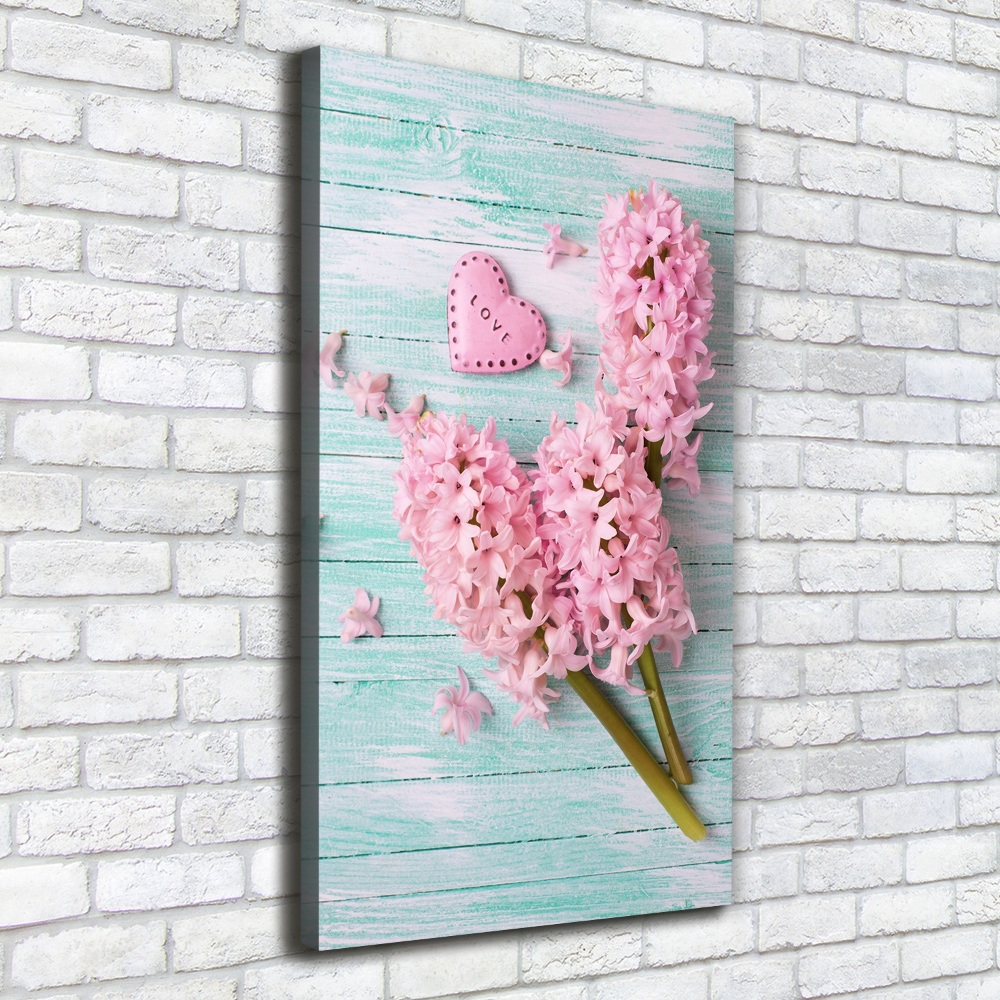 Wall art canvas large Lilac flowers