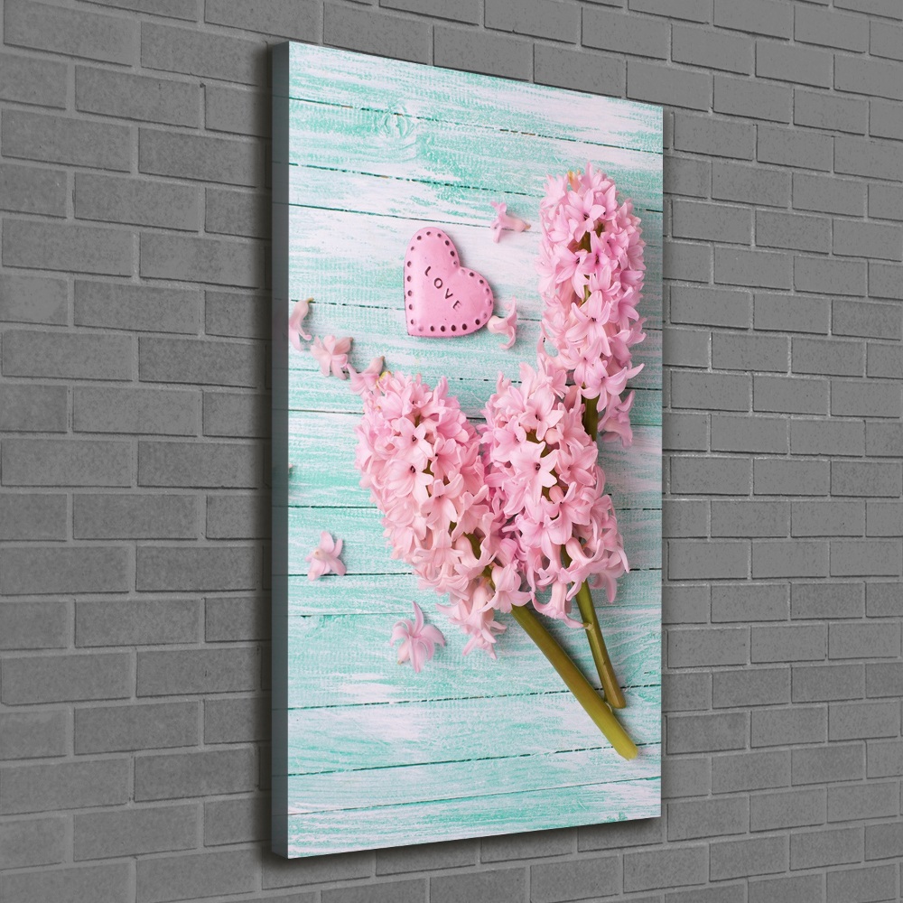 Wall art canvas large Lilac flowers